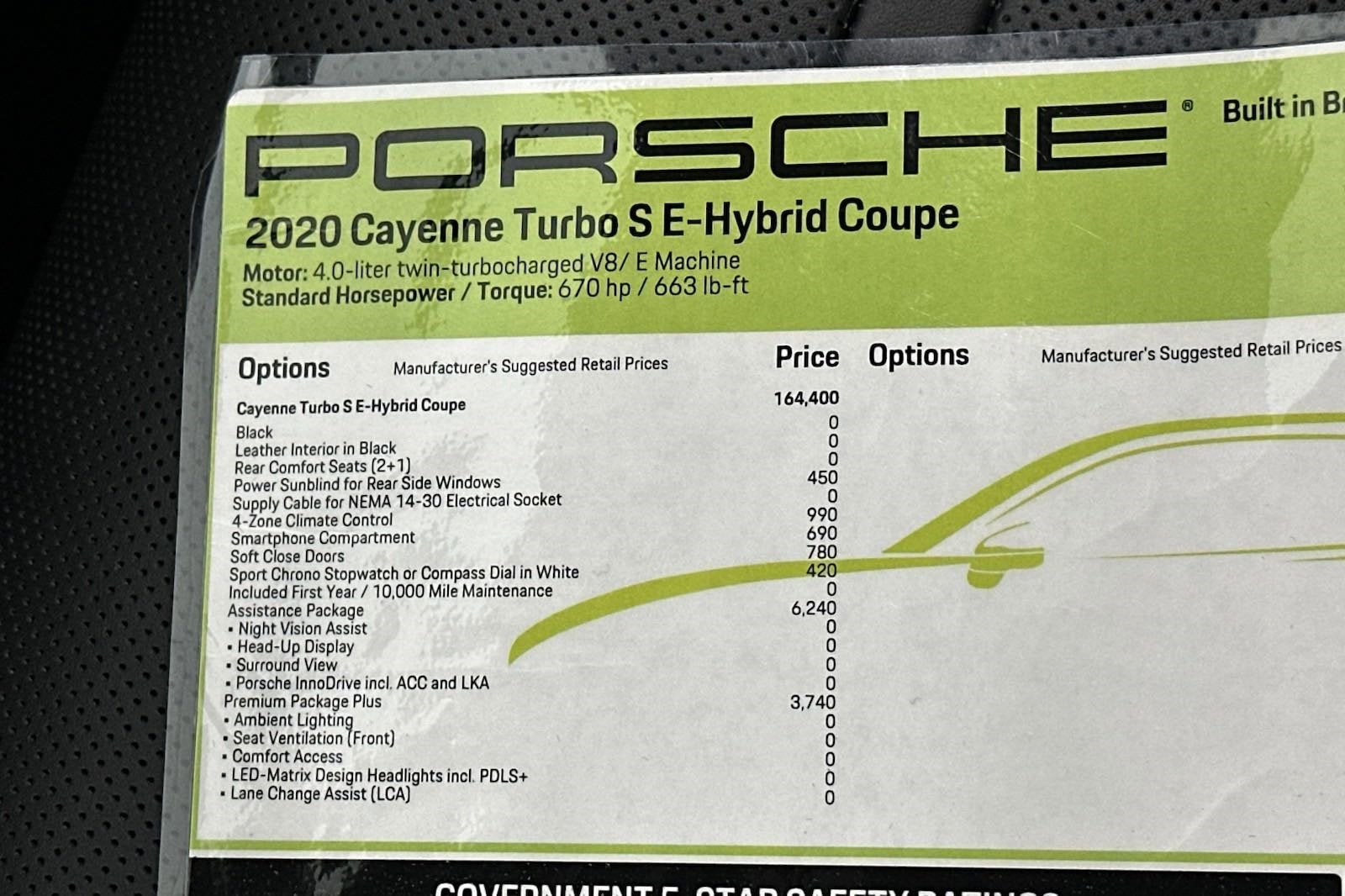 2020 Porsche Cayenne Turbo S E-Hybrid
